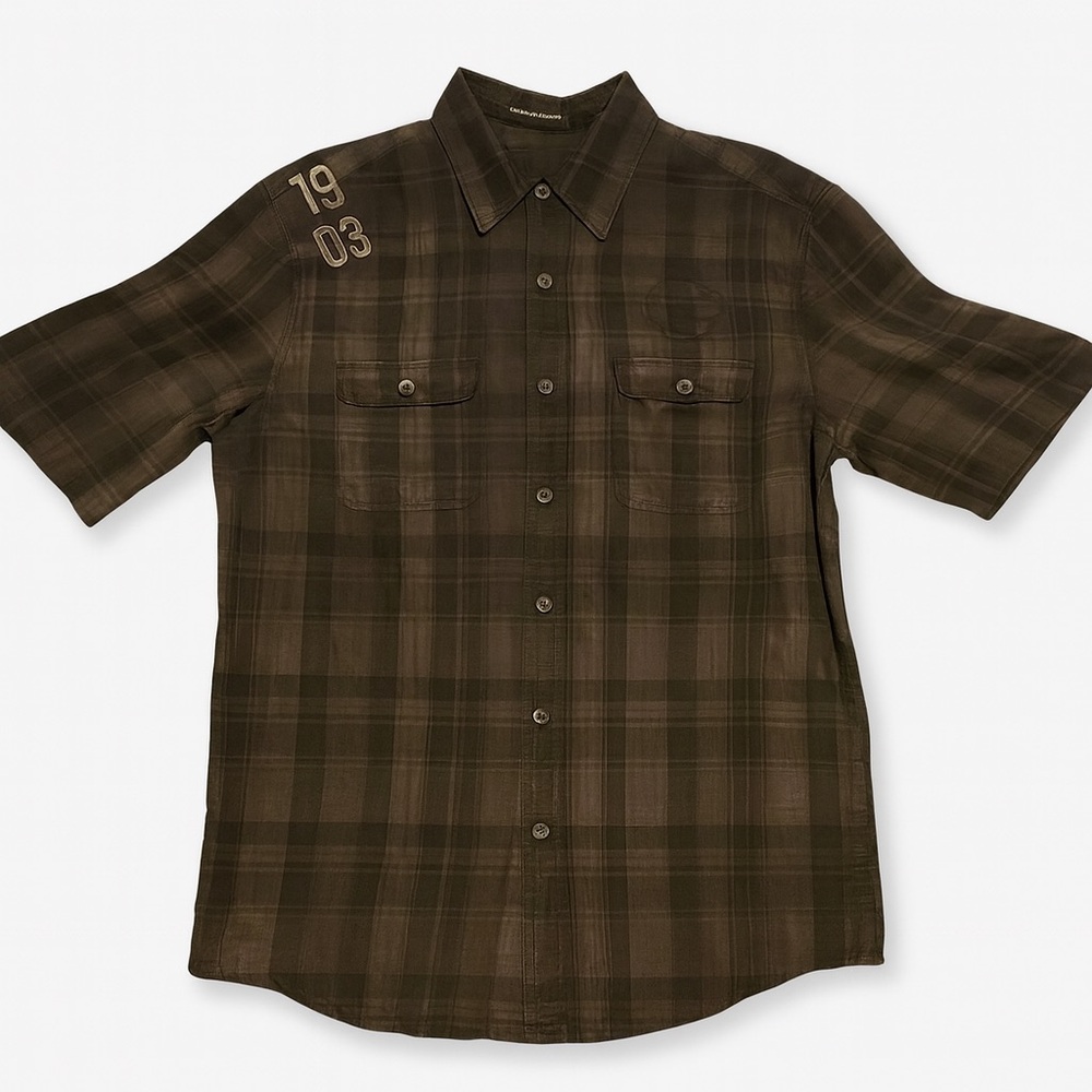 Harley-Davidson Men’s Plaid Short Sleeve Button-Up Shirt  Size - Small